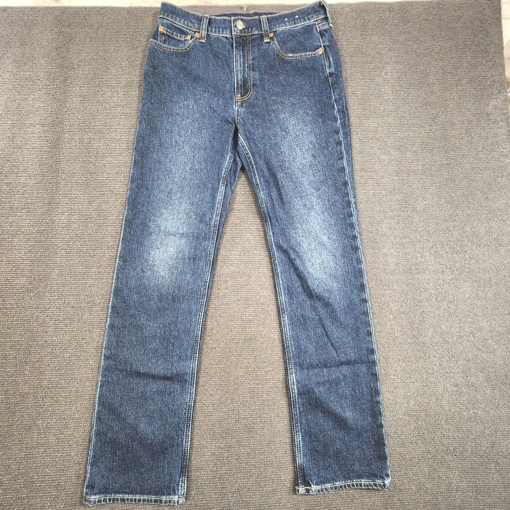 Gap Jeans Womens 10R Blue '90s Straight High Rise Denim Pants
